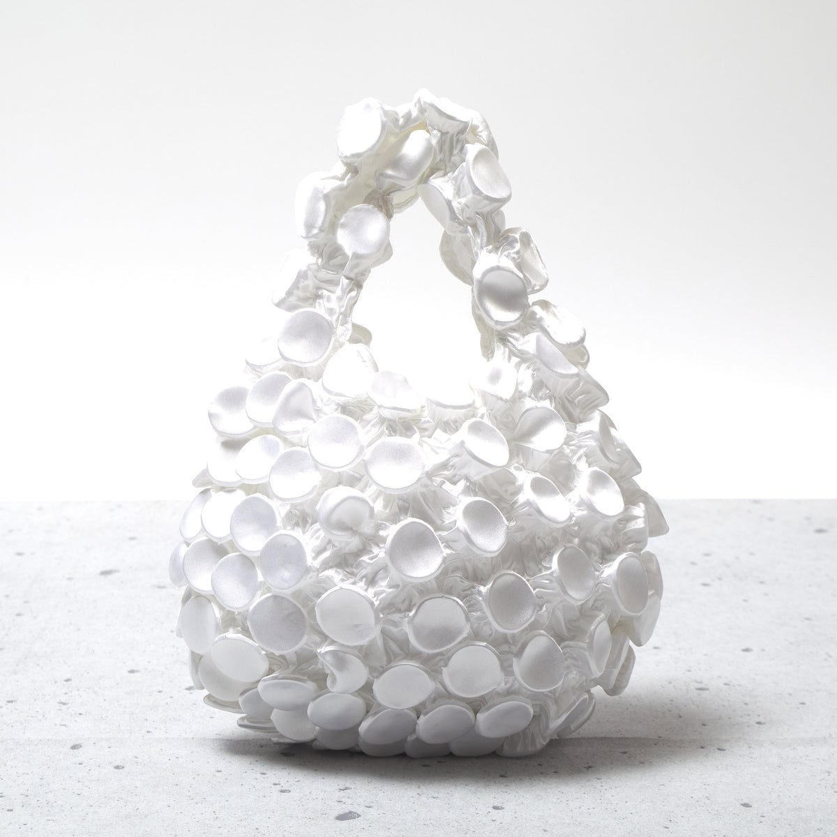 Button Shibori Bag - Satin 