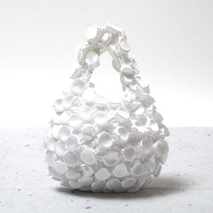 Button Shibori Bag - Satin 