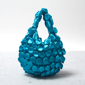 Button Shibori Bag - Satin 