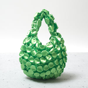 Button Shibori Bag - Satin 