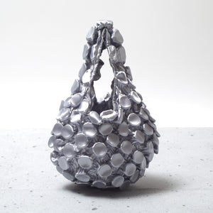 Button Shibori Bag - Satin 