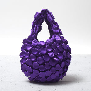 Button Shibori Bag - Satin 