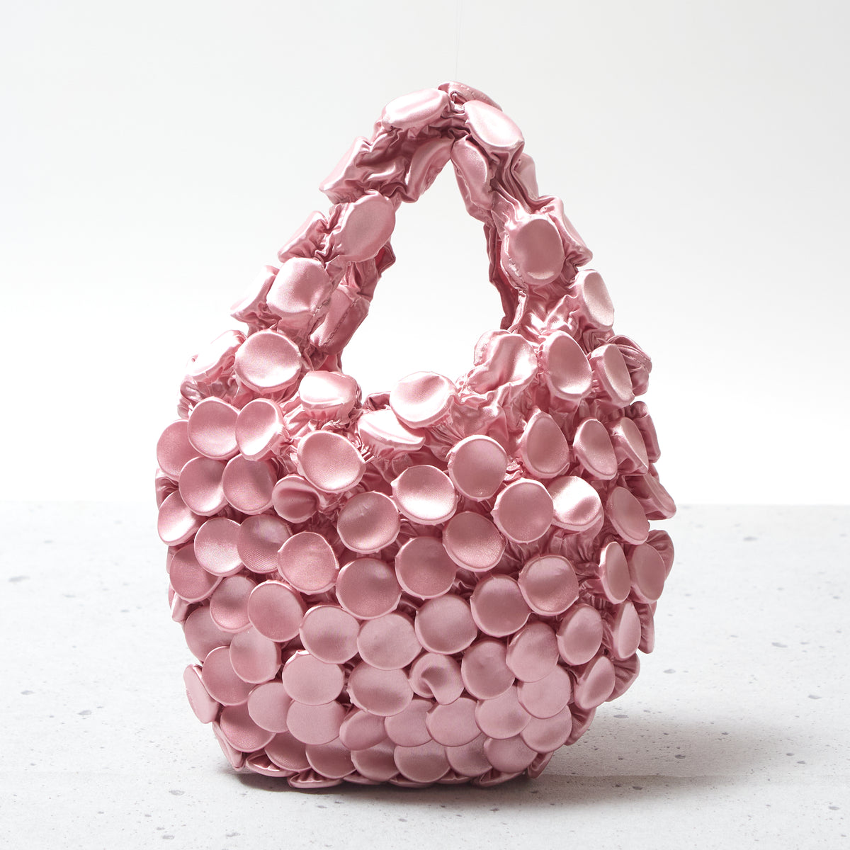 Button Shibori Bag - Satin 