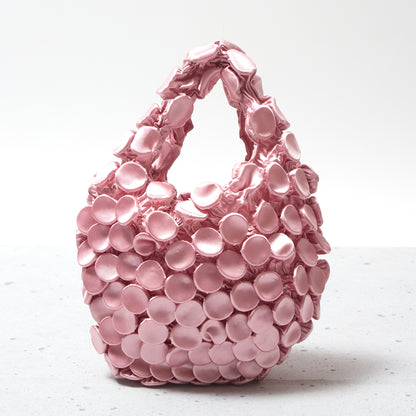 Button Shibori Bag - Satin 