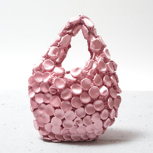 Button Shibori Bag - Satin 