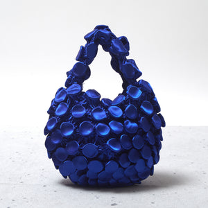 Button Shibori Bag - Satin 