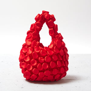 Button Shibori Bag - Satin 
