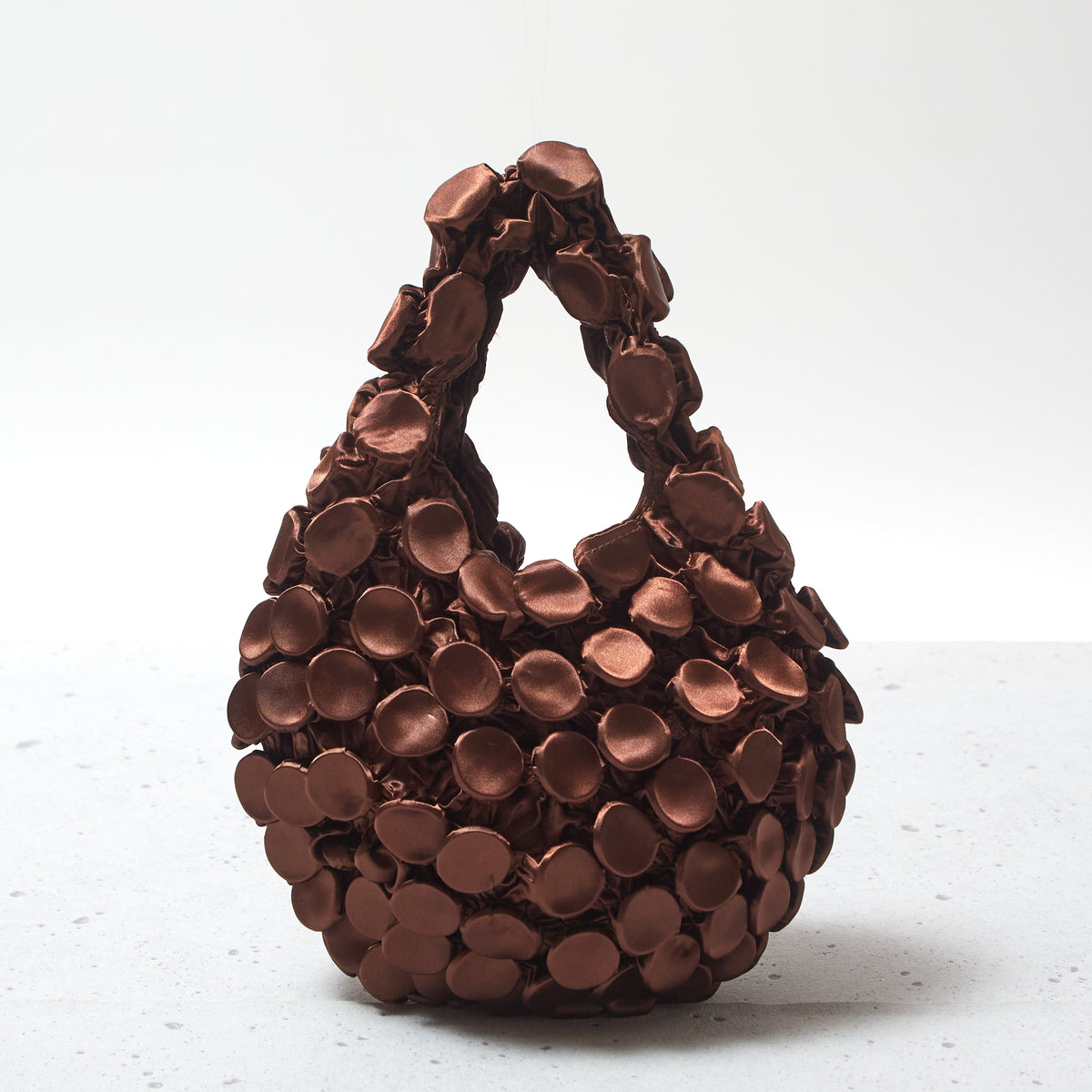 Button Shibori Bag - Satin 