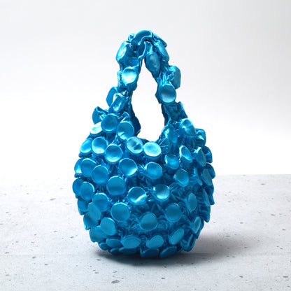Button Shibori Bag - Satin 