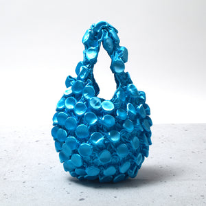 Button Shibori Bag - Satin 