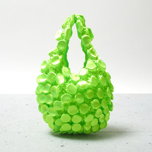 Button Shibori Bag - Satin 