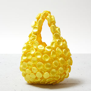 Button Shibori Bag - Satin 