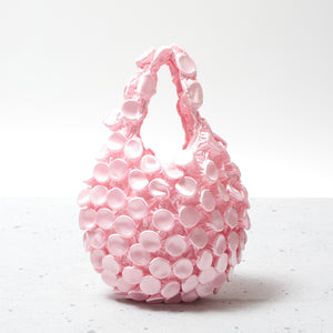 Button Shibori Bag - Satin 
