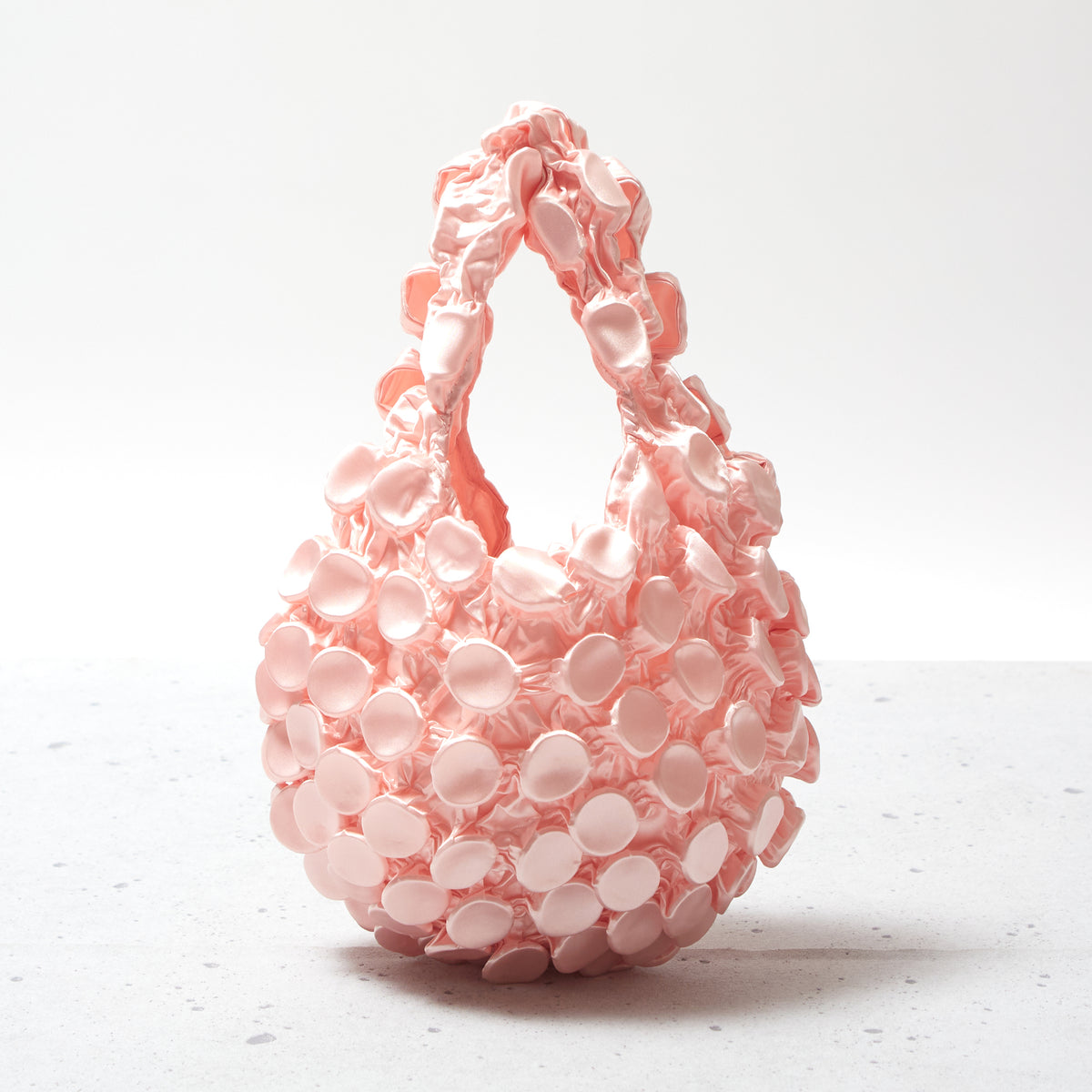 Button Shibori Bag - Satin 