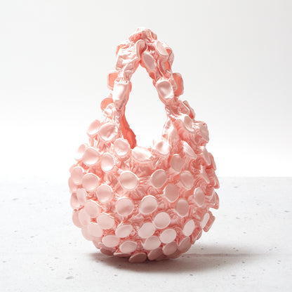 Button Shibori Bag - Satin 
