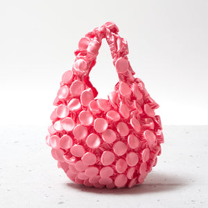 Button Shibori Bag - Satin 