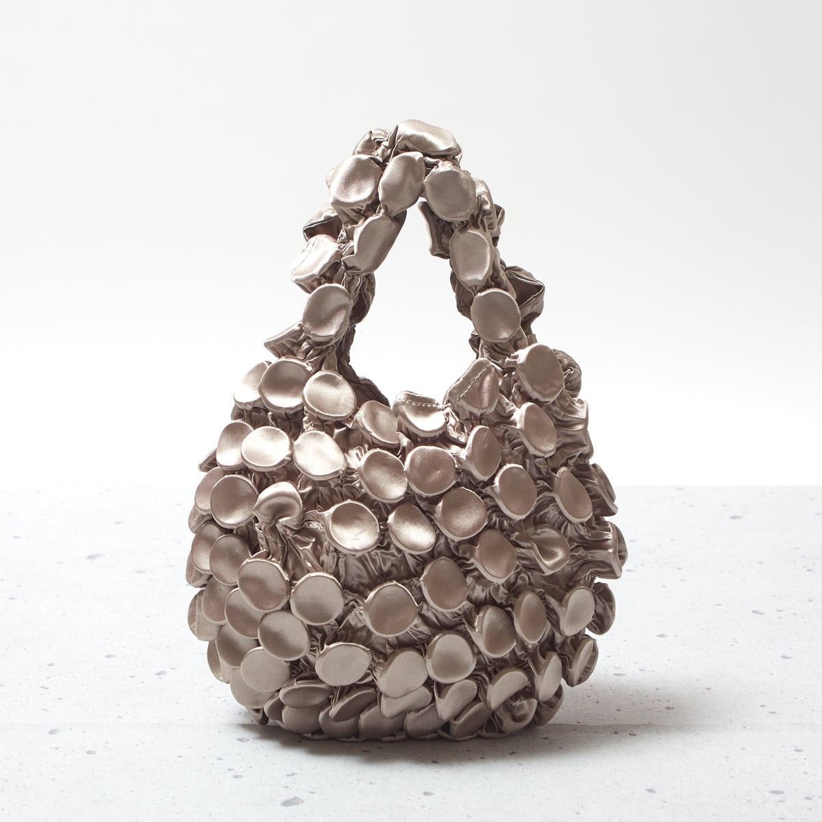 Button Shibori Bag - Satin 
