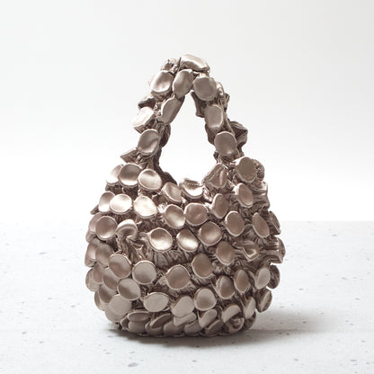 Button Shibori Bag - Satin 
