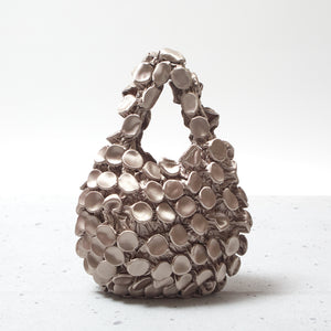 Button Shibori Bag - Satin 
