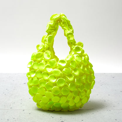 Button Shibori Bag - Satin 