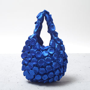 Button Shibori Bag - Satin 