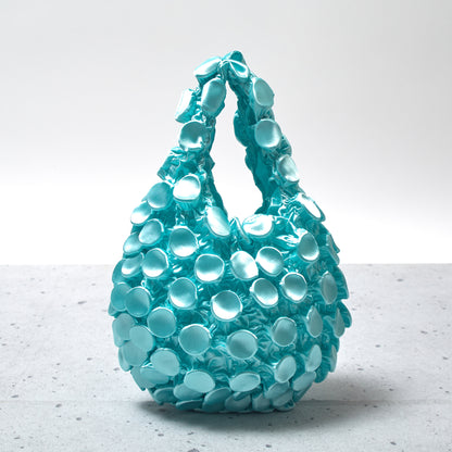 Button Shibori Bag - Satin 