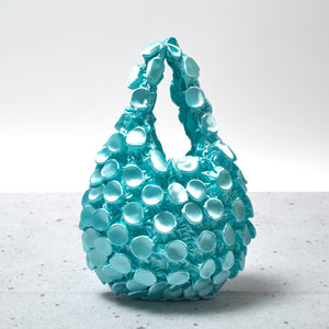 Button Shibori Bag - Satin 