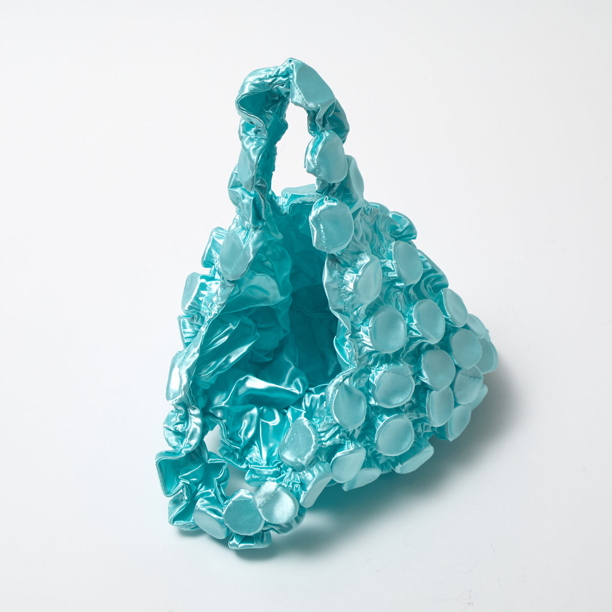 Button Shibori Bag - Satin 