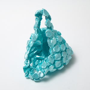 Button Shibori Bag - Satin 