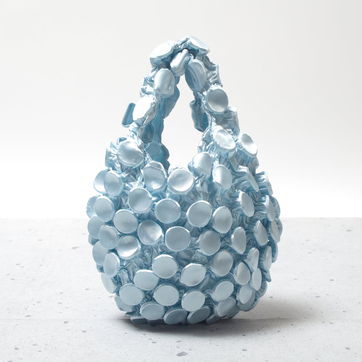 Button Shibori Bag - Satin 