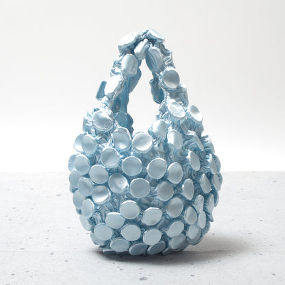 Button Shibori Bag - Satin 