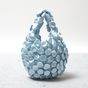 Button Shibori Bag - Satin 