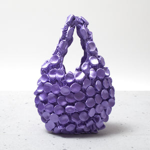 Button Shibori Bag - Satin 