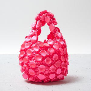 Button Shibori Bag - Satin 