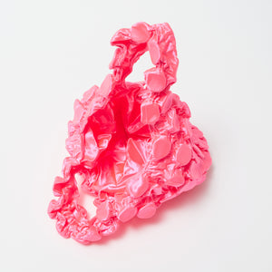 Button Shibori Bag - Satin 