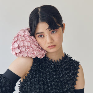 Button Shibori Bag - Satin 