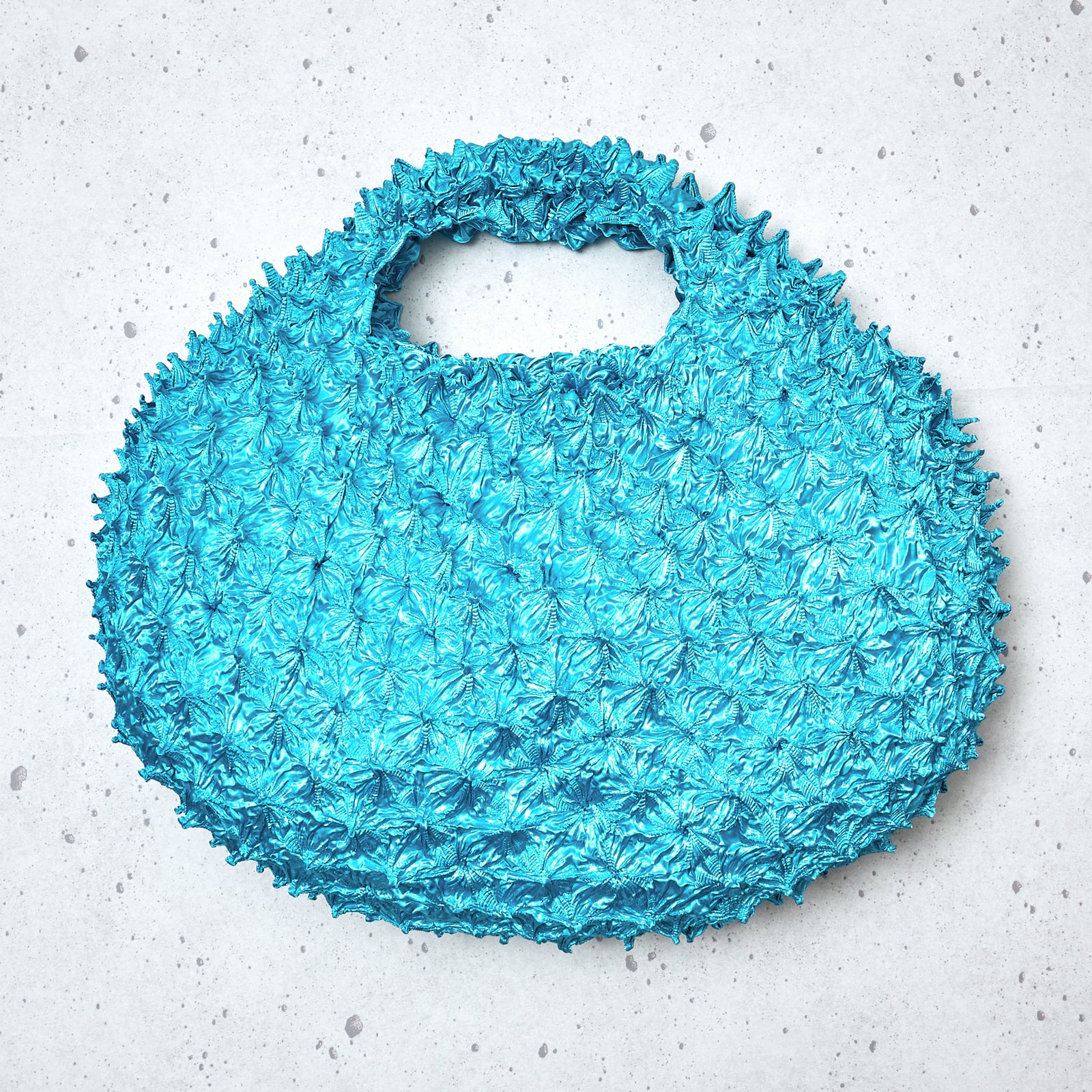Spiky Shibori Big Fluffy Tote Bag