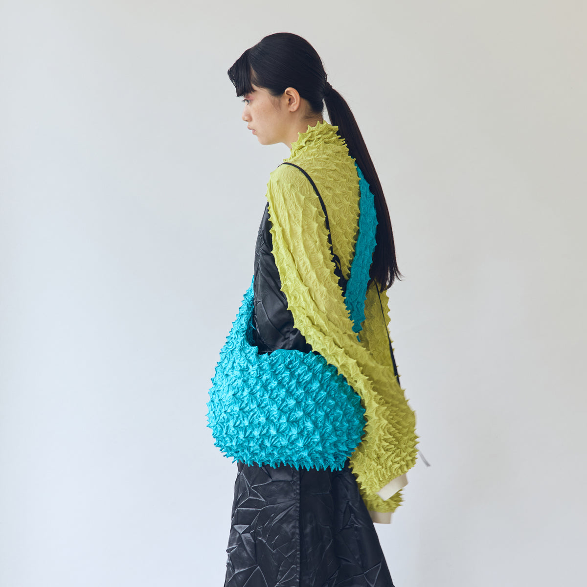 Spiky Shibori Medium Crossbody Bag