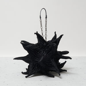 Big Spiky Shibori Charm Shoulder Bag