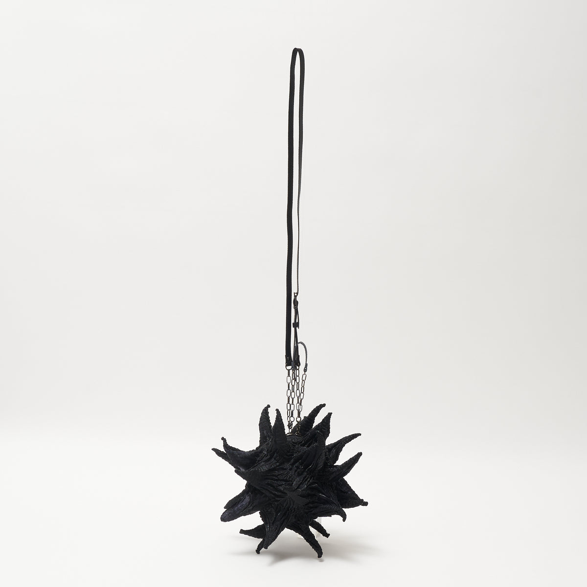 Big Spiky Shibori Charm Shoulder Bag
