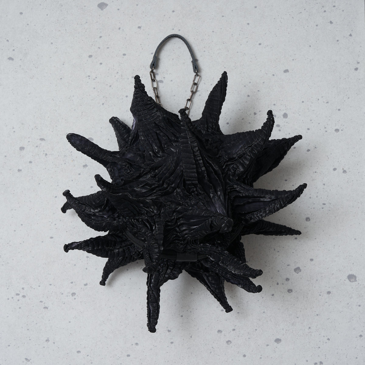Big Spiky Shibori Charm Shoulder Bag