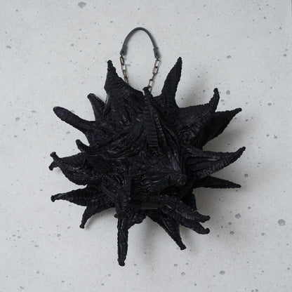 Big Spiky Shibori Charm Shoulder Bag