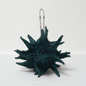 Big Spiky Shibori Charm Shoulder Bag