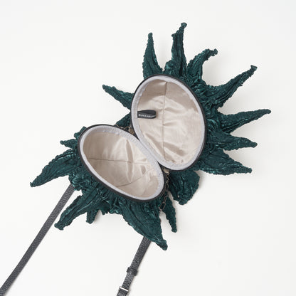 Big Spiky Shibori Charm Shoulder Bag