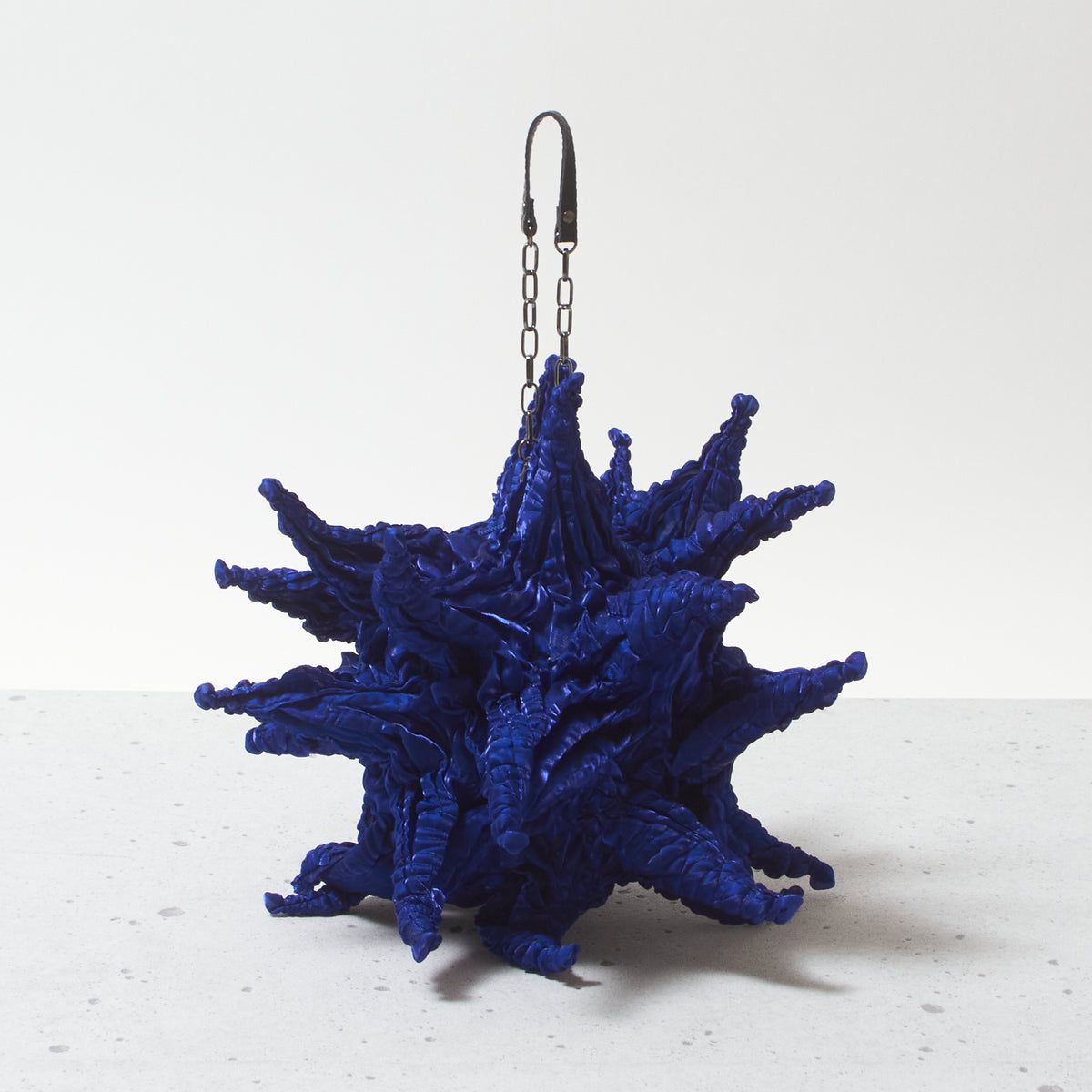 Big Spiky Shibori Charm Shoulder Bag