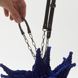 Big Spiky Shibori Charm Shoulder Bag