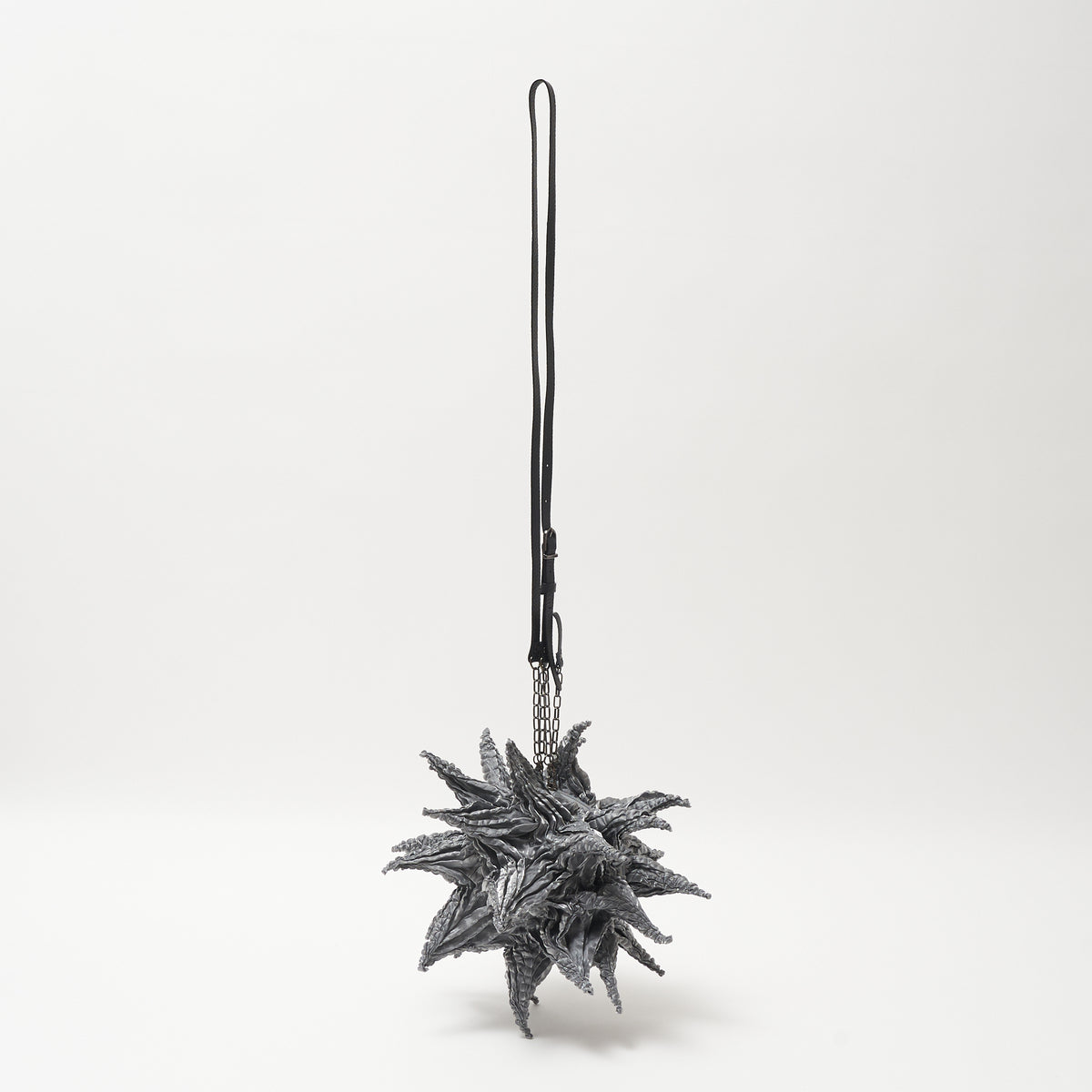 Big Spiky Shibori Charm Shoulder Bag