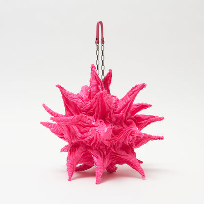 Big Spiky Shibori Charm Shoulder Bag