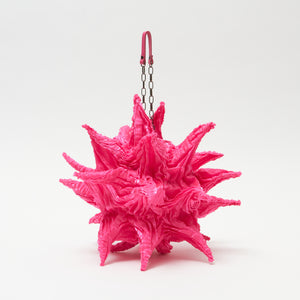 Big Spiky Shibori Charm Shoulder Bag