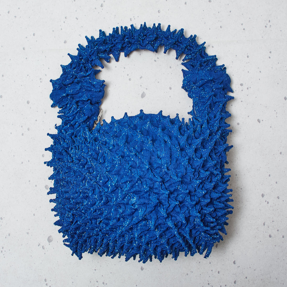 Spiky Shibori Medium Crossbody Bag - Lamé Lace